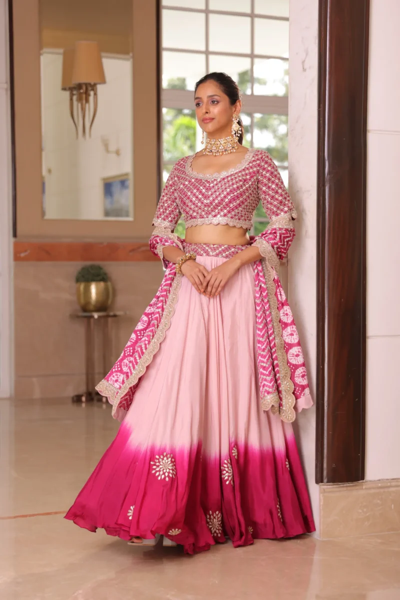 Pink lehenga