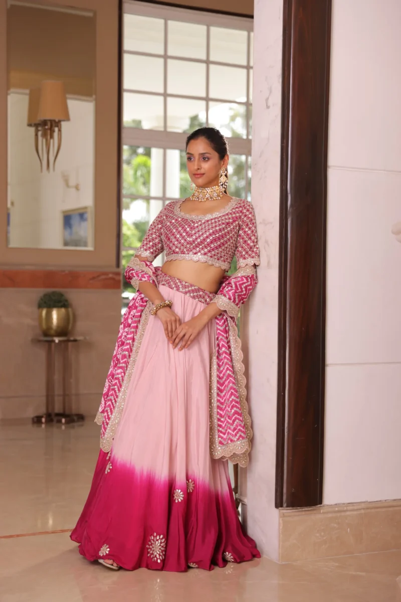 Pink lehenga