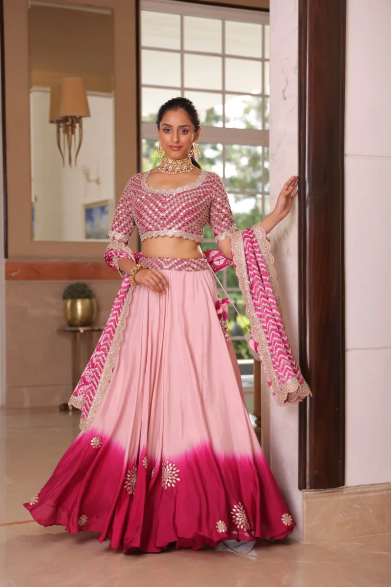 Pink lehenga