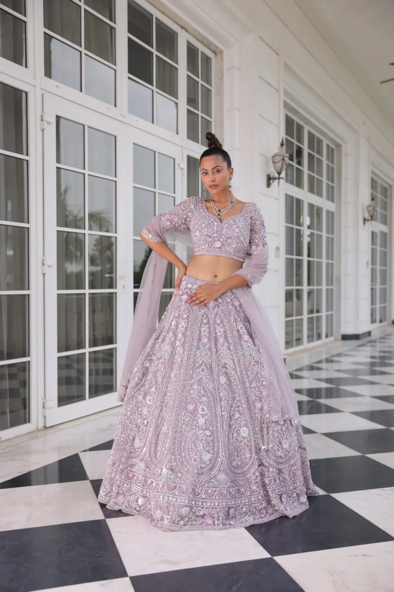 Lavender Lehenga