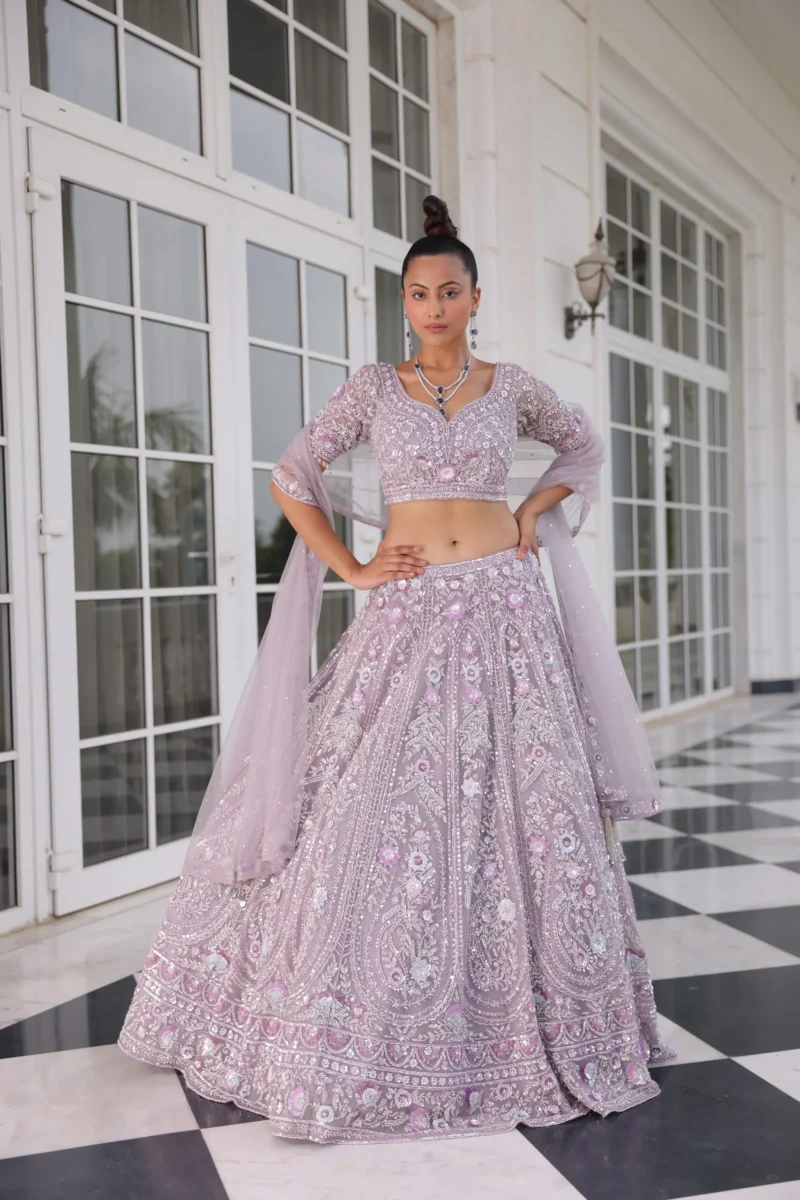 Lavender Lehenga