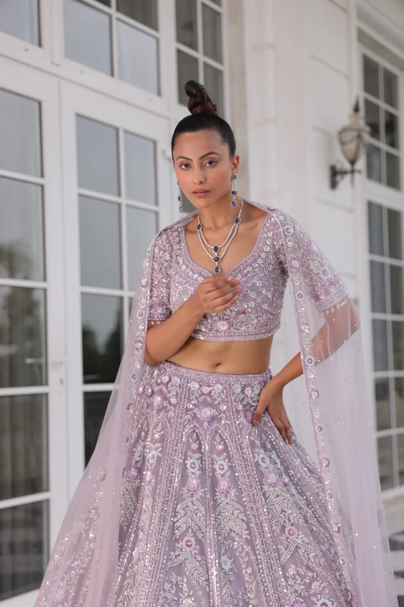 Lavender Lehenga